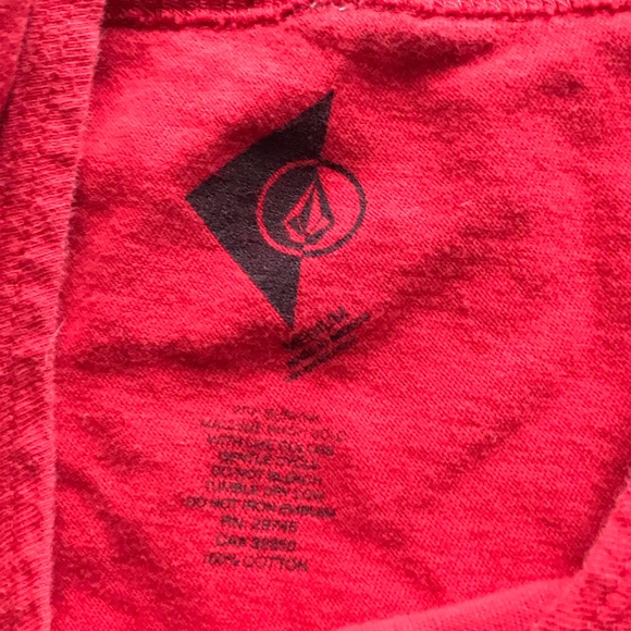 Volcom red crop tank top XL - Picture 2 of 2